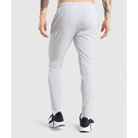 Gymshark Mens Lightweight Grey Joggers With Elastic Waist & Pockets - Picture 2 of 8